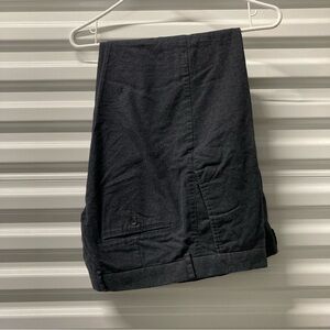 Nordstrom Dark Gray Cotton-Polyester Blend Pants